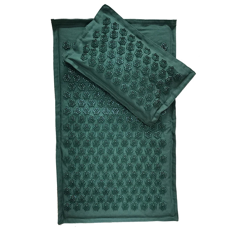 Acupressuur Mat + Kussen Green