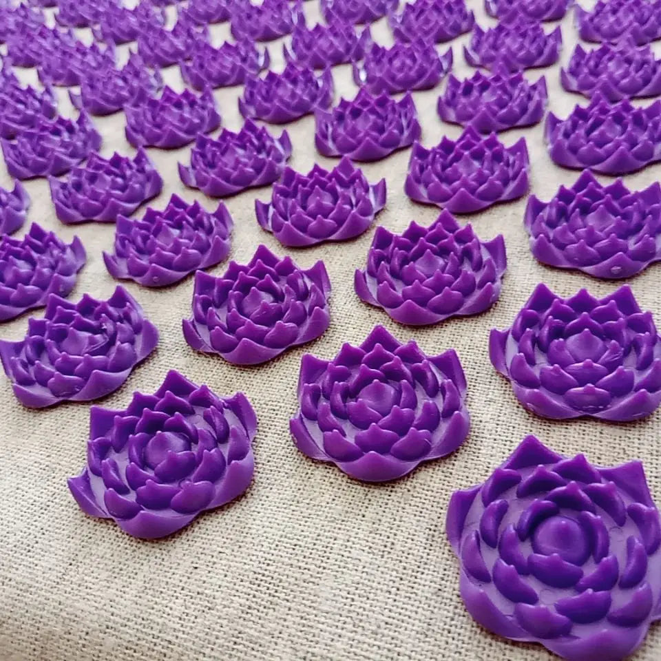 Acupressuur Mat + Kussen White Blue