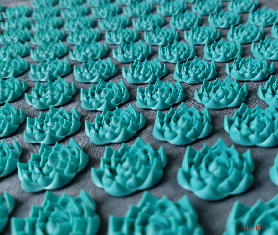 Acupressuur Mat + Kussen White Blue