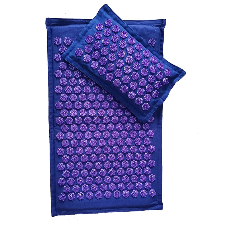 Acupressuur Mat + Kussen Blue Purple