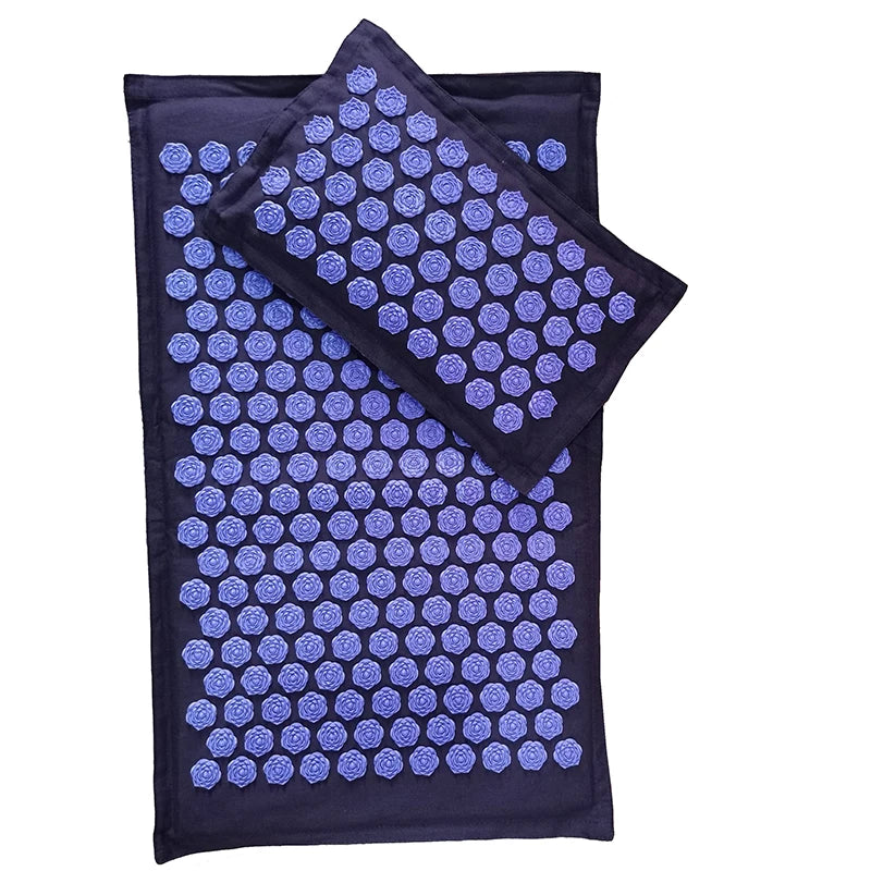 Acupressuur Mat + Kussen dark purple