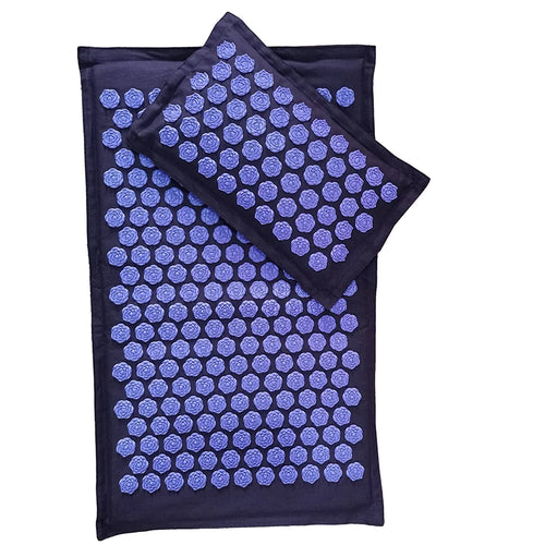Acupressuur Mat + Kussen dark purple